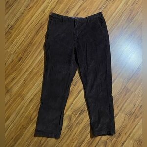 Izod Men's Straight Leg Corduroy Pants Size 38 X 32